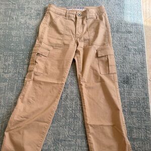 VIP Beige Jeans with Blue Logo
